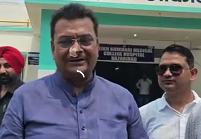 Hazaribagh MP Manish Jaiswal Injured