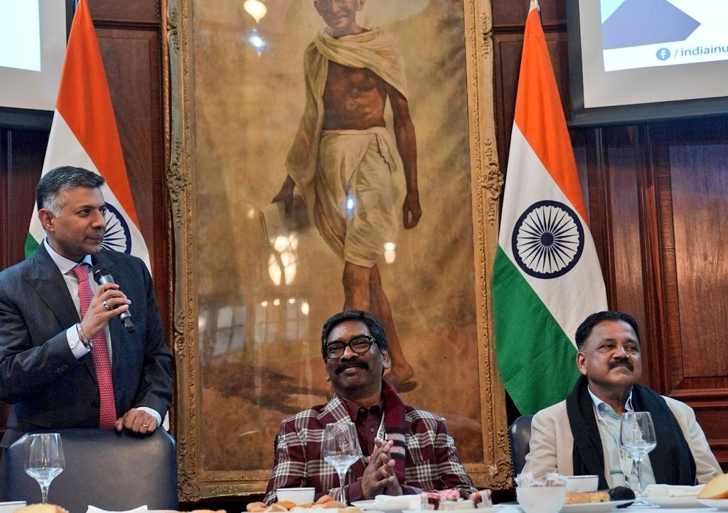 लंदन में मुख्यमंत्री हेमंत सोरेन का संवाद, झारखंड के लिए निवेश और साझेदारी के नए संकेत