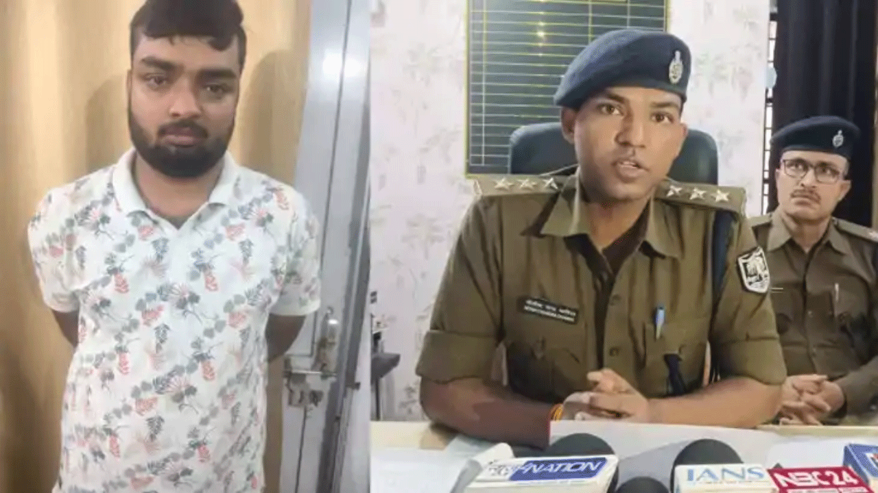 पटना में ₹2.25 करोड़ की साइबर ठगी करने वाला आरोपी विकास कुमार विपुल पुलिस की गिरफ्त में।